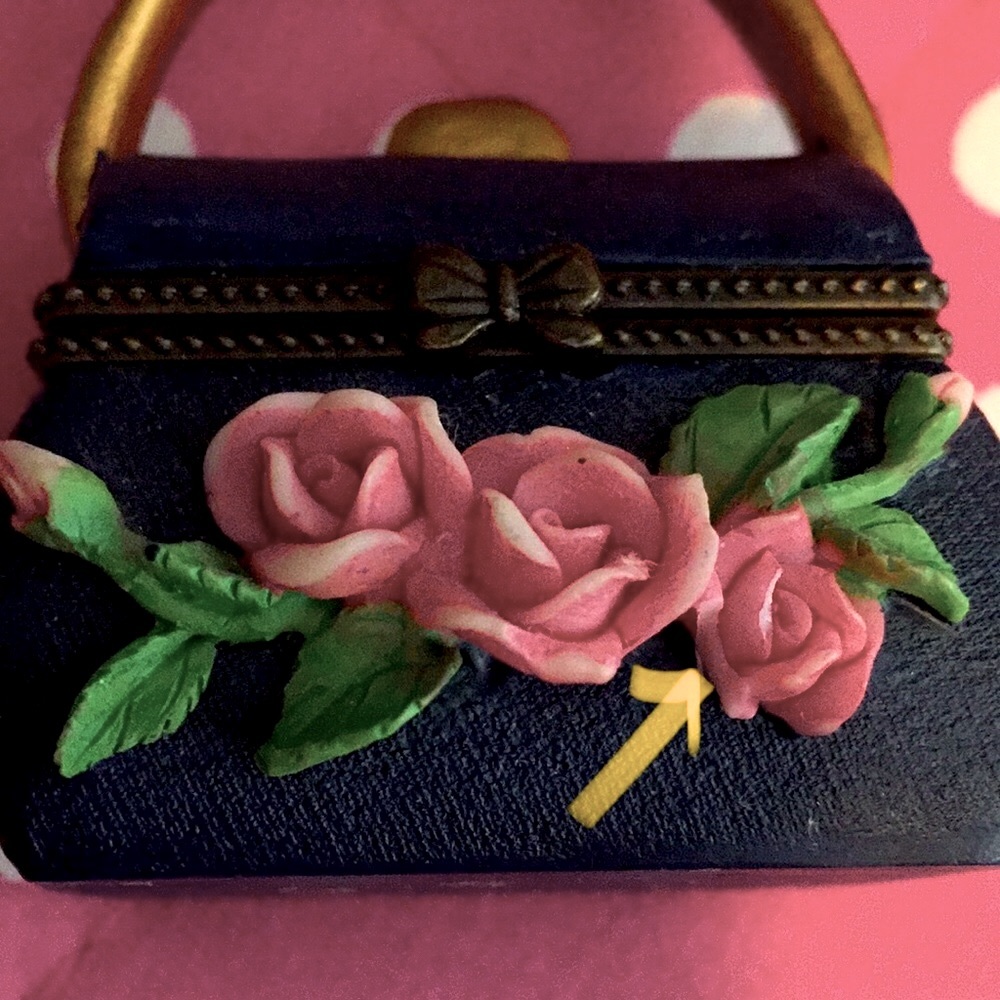 🌷HP Set of 2 Miniature purse keep sakes boxes - Picture 13 of 13